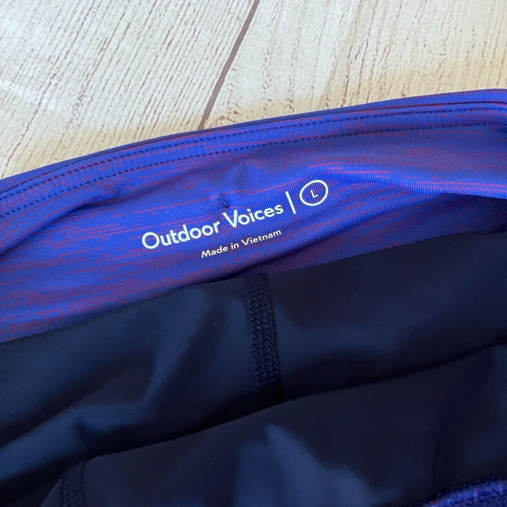 Outdoor Voices blue skort sz L